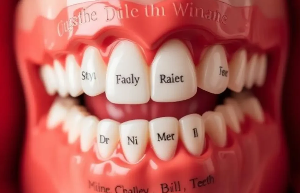 teeth names