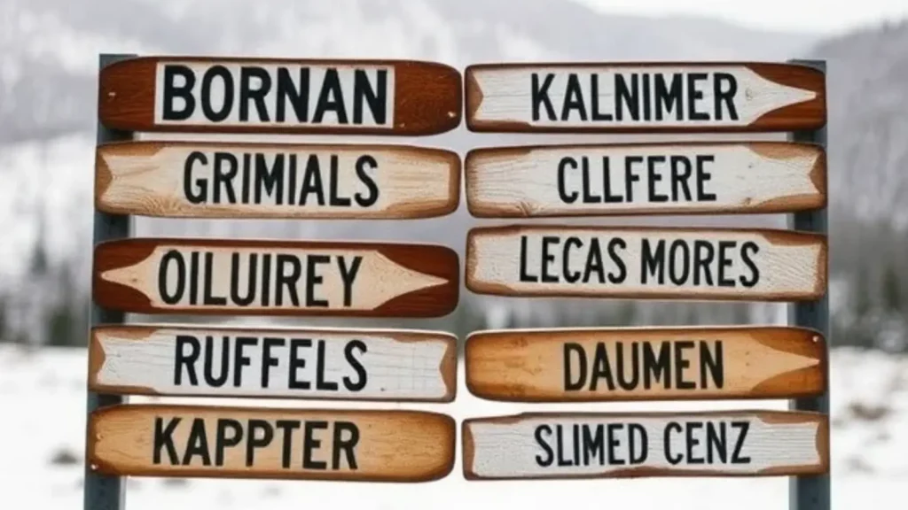 uncommon last names