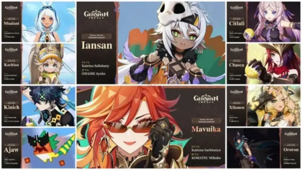 character names