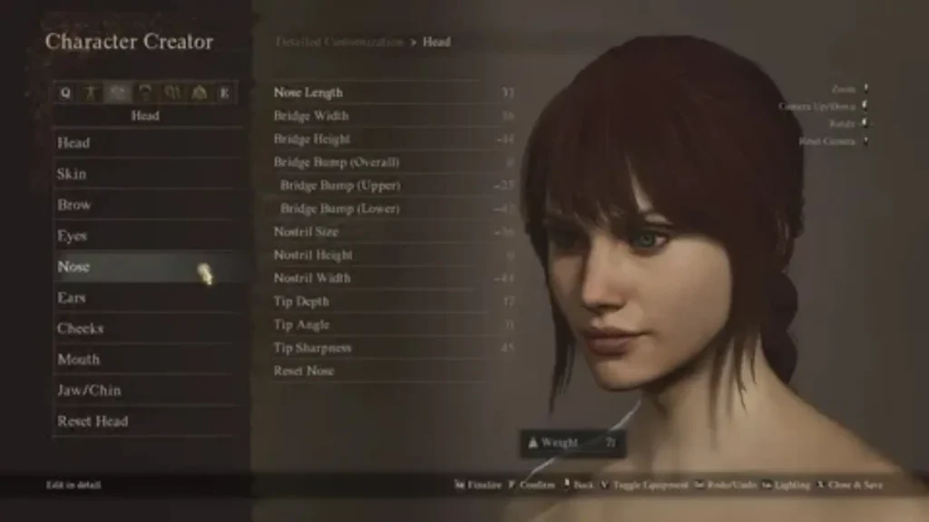 character names