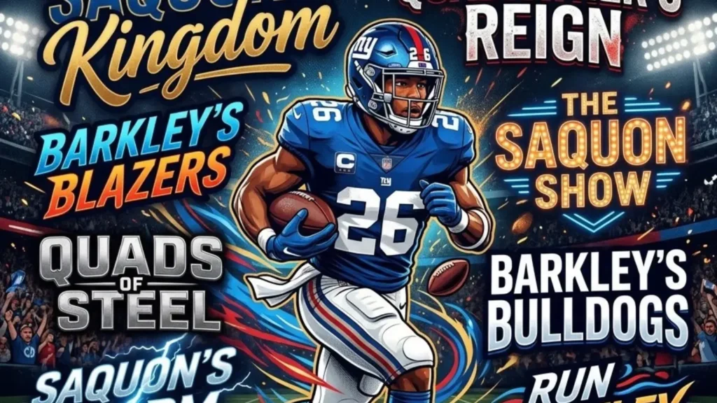 saquon barkley fantasy names