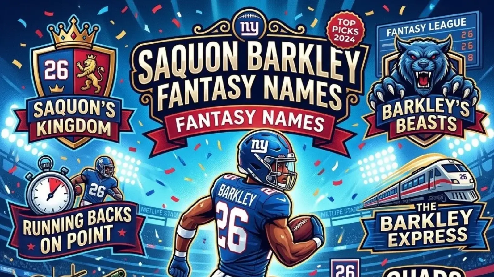 saquon barkley fantasy names