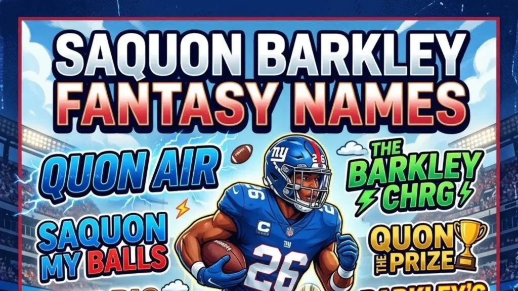 saquon barkley fantasy names